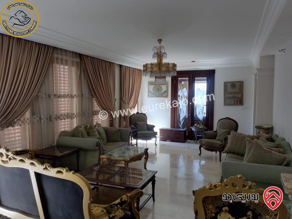 شقة طابقية فاخرة للبيع في خلدا - العوجانية  - قرب مدارس المعارف طابق ثالث 340م تشطيب سوبر ديلوكس