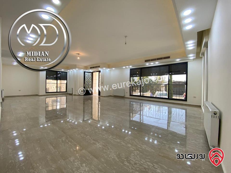 شقق طابقية فارغة للايجار في عمان - خلدا مساحات 350م 4 نوم تشطيبات ديكورات فاخرة منطقة فلل بإطلالة رائعة