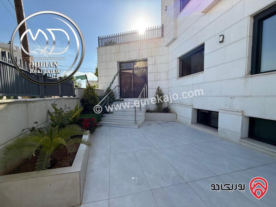 شقق أرضي و شبه أرضي جديدة للبيع في عمان - المدينة الرياضية مساحات 130م & 170م تشطيبات ديكورات سوبر ديلوكس بأسعار مميزة