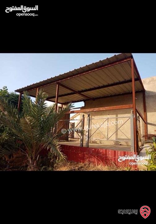 مزرعة و شاليه مساحة 480م وبناء 90م للبيع في البلقاء - دير علا ظهرة الرمل