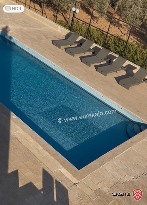 مزرعة مساحة الأرض 10 دونمات والبناء 565م للبيع من أراضي جنوب عمان ، أم العمد ، النجمية
