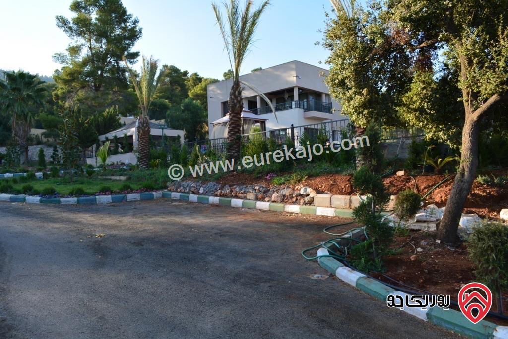 مزرعة جميلة مميزة مساحة 3 دونم و 549م مع بيت طابقين 200م للبيع في أراضي جرش - دبين 