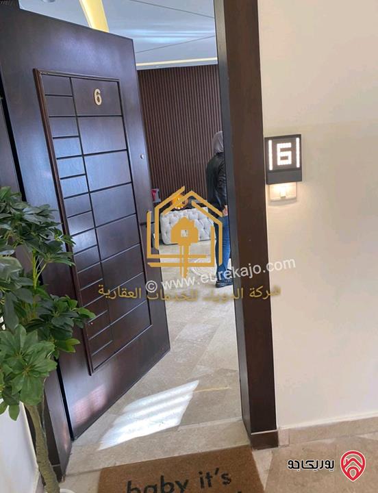 شقة مفروشة فاخرة سوبر ديلوكس مساحة 110م طابق أول للايجار في عمان - دير غبار 