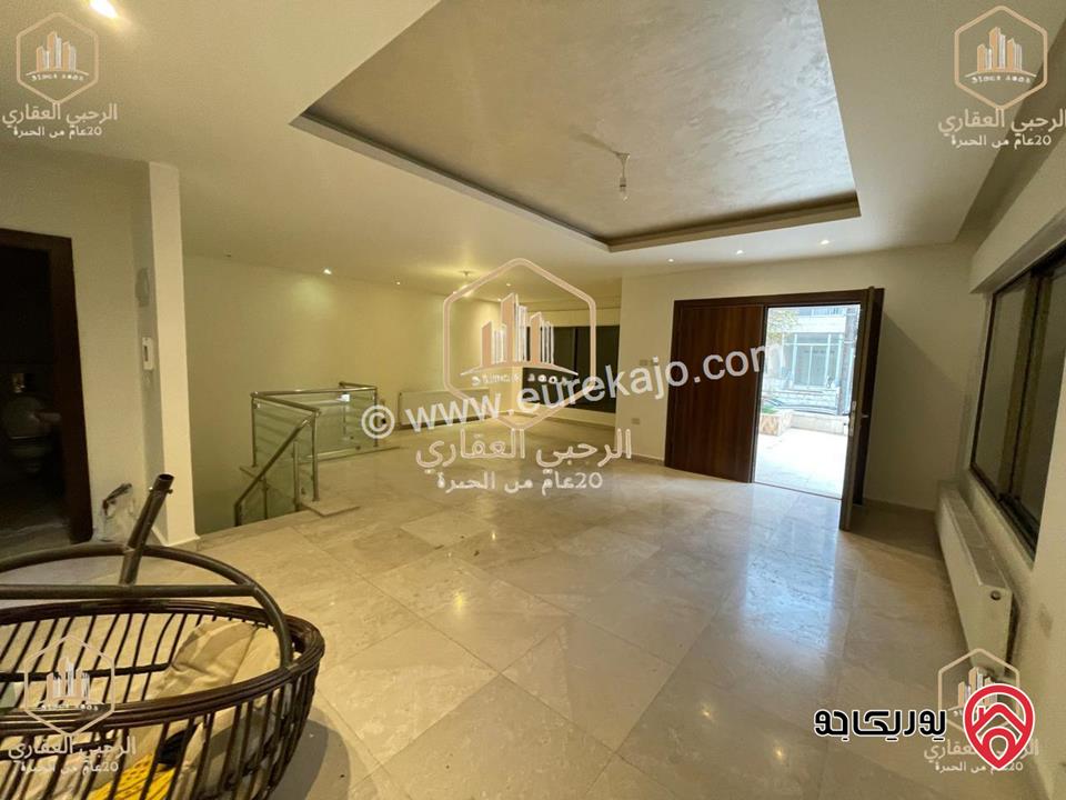 شقة سوبرديلوكس دوبلكس مساحة 270م أرضية للايجار في عمان - شميساني 