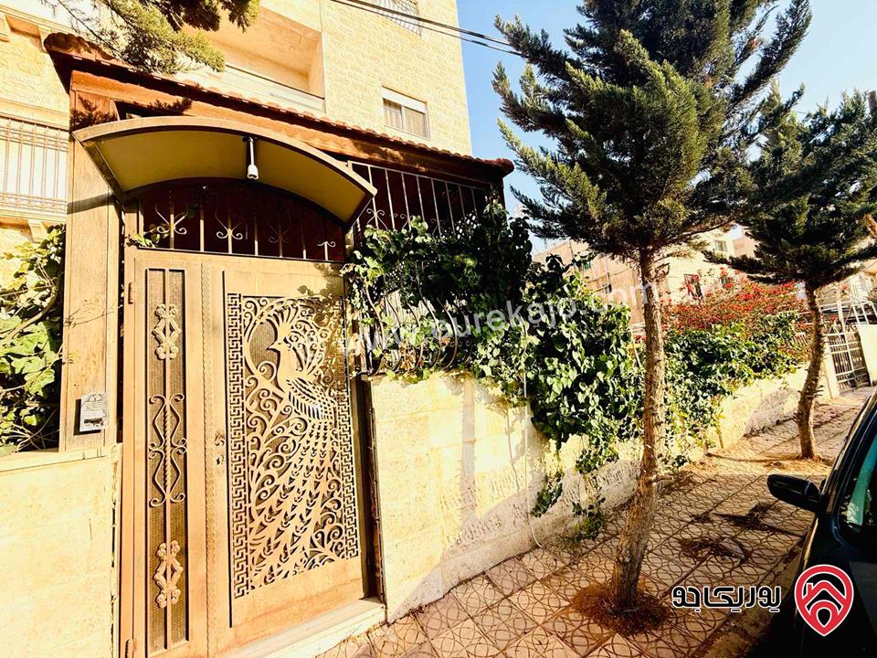 شقة ارضية مساحة 170م داخلي و 35م خارجي للبيع في عمان - طبربور 