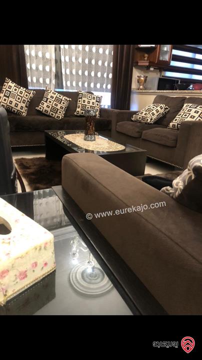 شقة مفروشة مساحة 90م طابق أول للإيجار في عمان - ضاحية الرشيد مربع العائلات من المالك مباشرة 