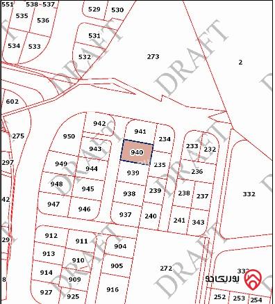 أرض مساحة 830م للبيع في عمان - رجم عميش