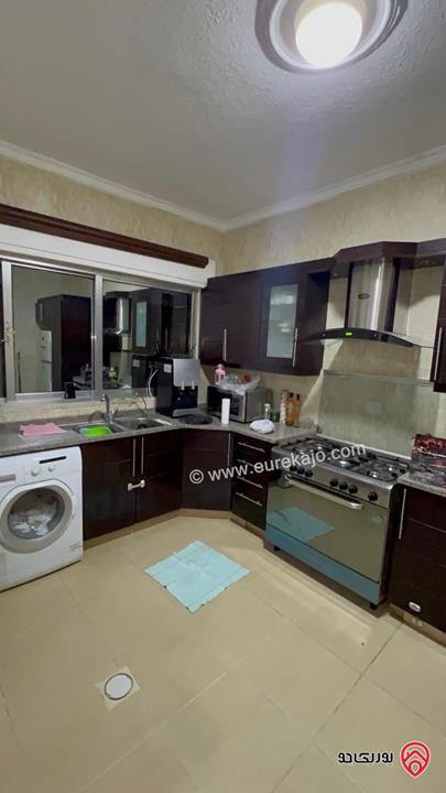 شقة شبه ارضية مساحة 140م مع حديقة خارجية 140م ومدخل خاص للبيع في عمان - ربوة عبدون قريبة من مكافحة المخدرات