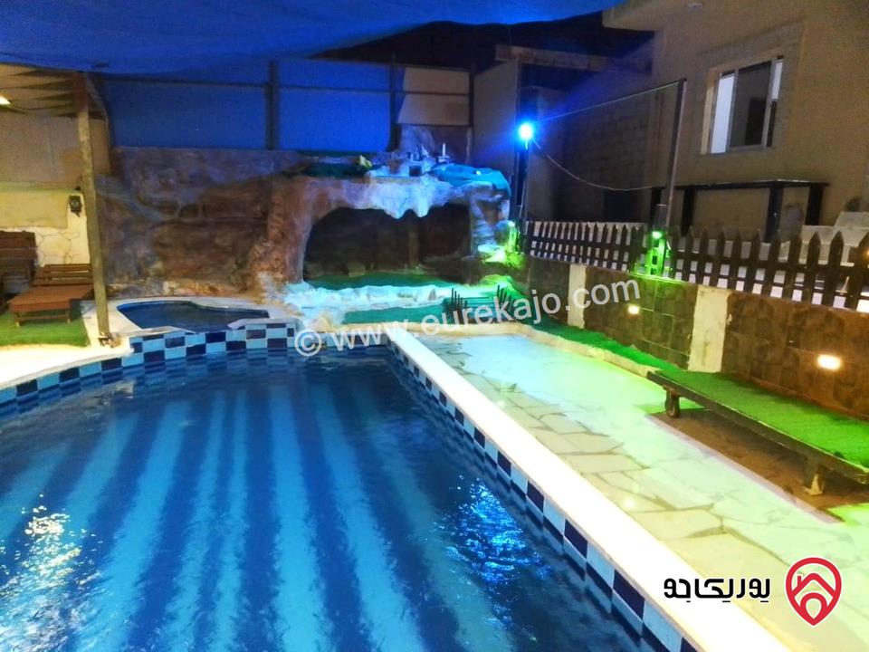 شاليه مساحة 100م على أرض مساحتها 306م للبيع في الشونة الجنوبية غور نمرين بسعر مغري 