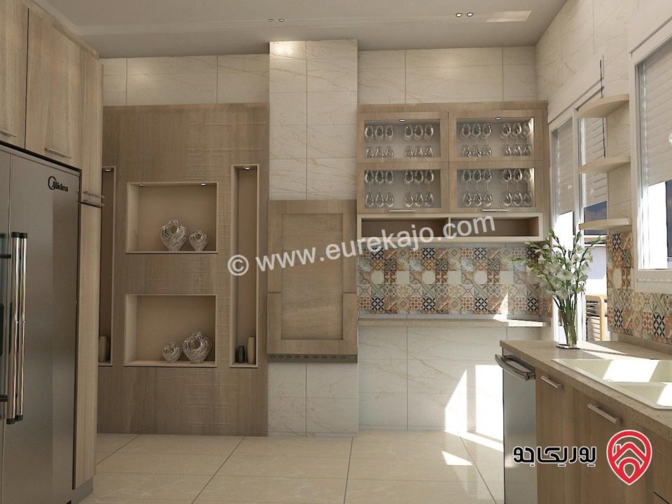 شقة أرضية مساحة 215م داخلي و 170م خارجي للبيع في عمان - شفا بدران 