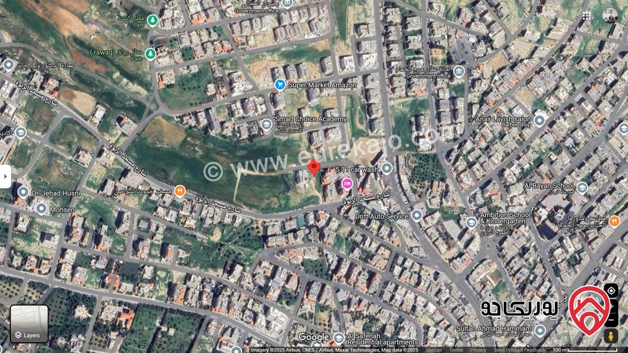 أرض سكنية 999.9م² للبيع في عمان - مرج الحمام – سكن أ