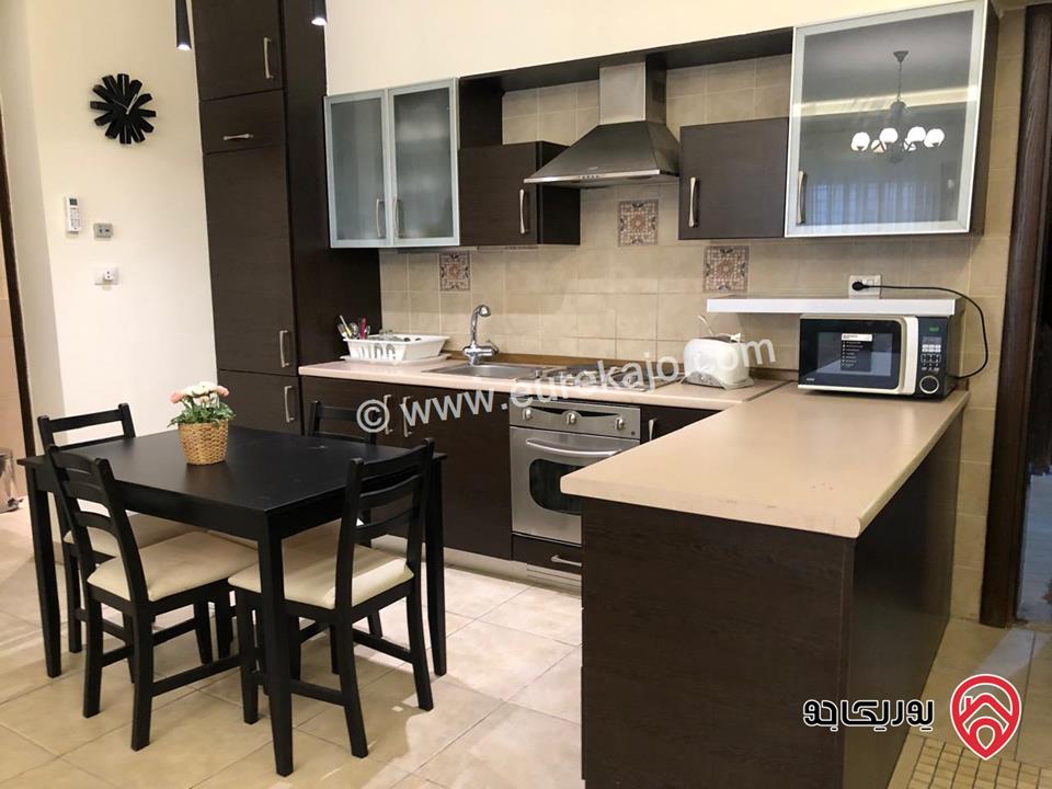 شقة ارضية مفروشة مساحة 100م للايجار في عمان - عبدون