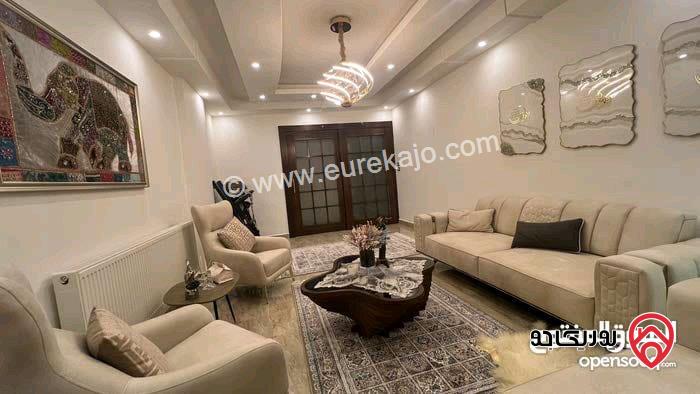 شقة مفروشة طابق رابع مساحة 180م للايجار في عمان -  مرج الحمام