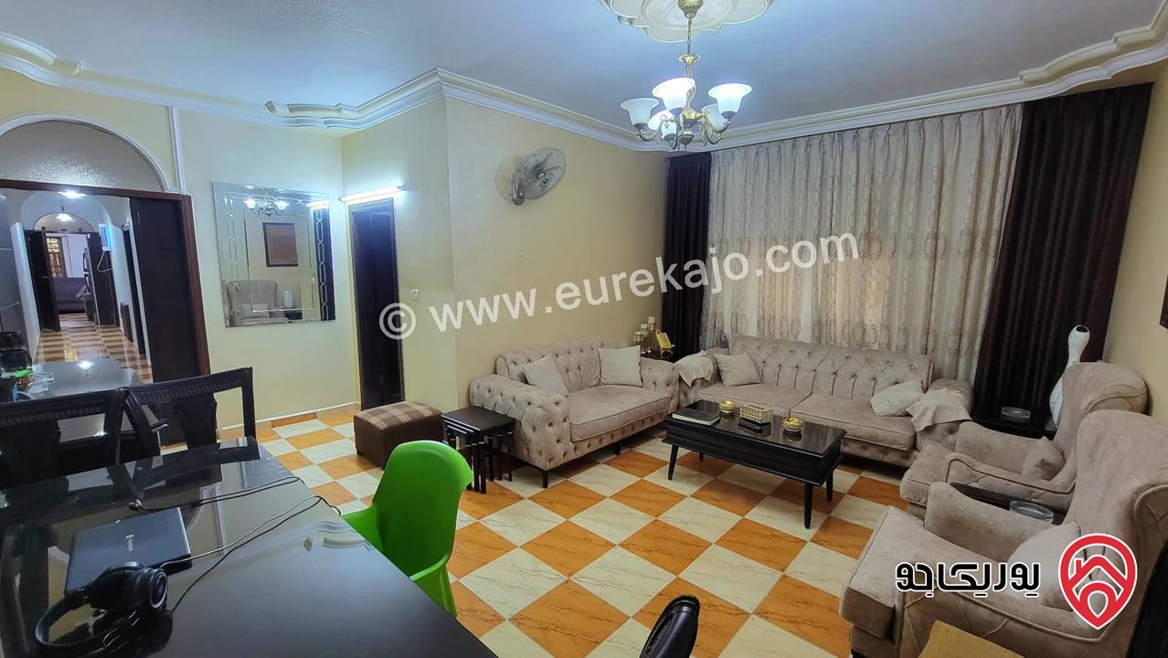 شقة أرضية مساحة 140م داخلي و 32م ترس للبيع في عمان - طبربور 