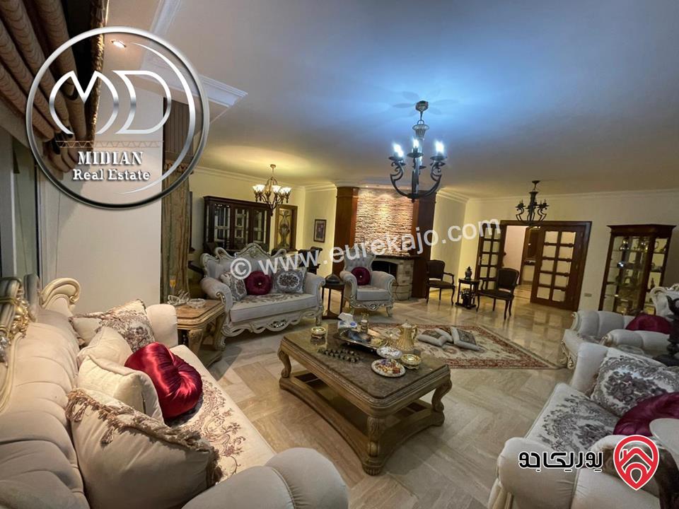 شقة مفروشة للايجار في عمان - دير غبار مساحة 300م طابق ثالث تشطيبات سوبر ديلوكس تصلح للأجانب و الهيئات الدبلوماسية