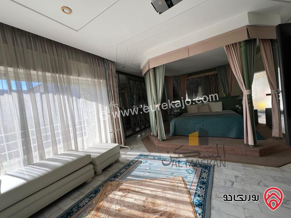فيلا مساحة 1 دونم على أرض 830م للبيع في عمان - منطقة عبدون 