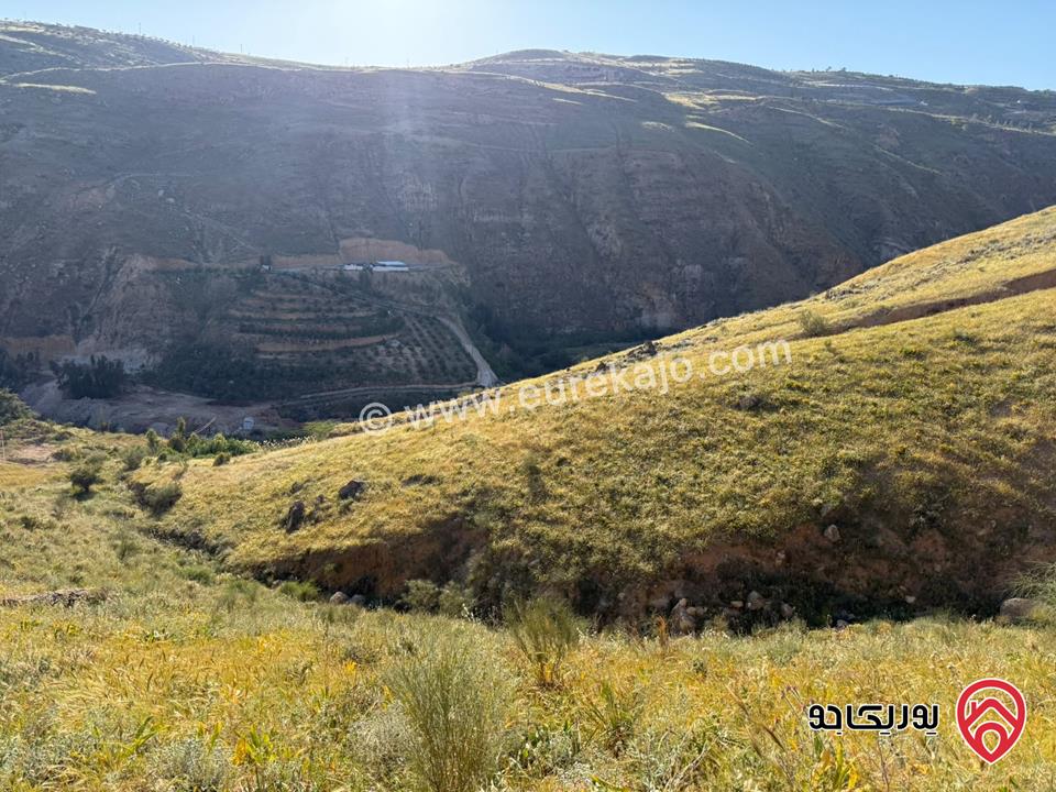 قطعة أرض مساحة 10 دونم و 721م للبيع من أراضي غرب عمان - البحاث حوض القليلات