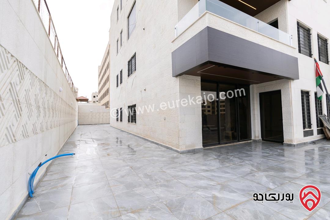 شقة أرضية مساحة 170م داخلي و 180م خارجي للبيع في عمان - البنيات 