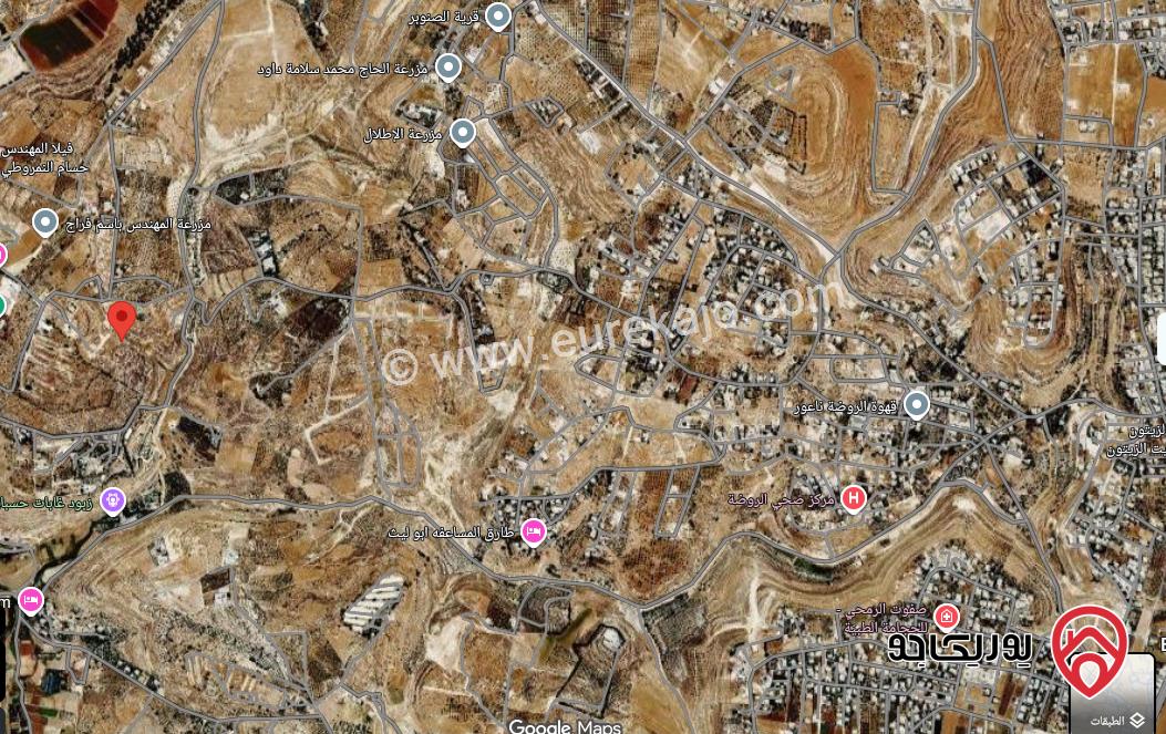 أرض مميزة و مطلة مساحة 535م للبيع في عمان - ناعور - قرية العال و الروضة - حوض أبو الغزلان