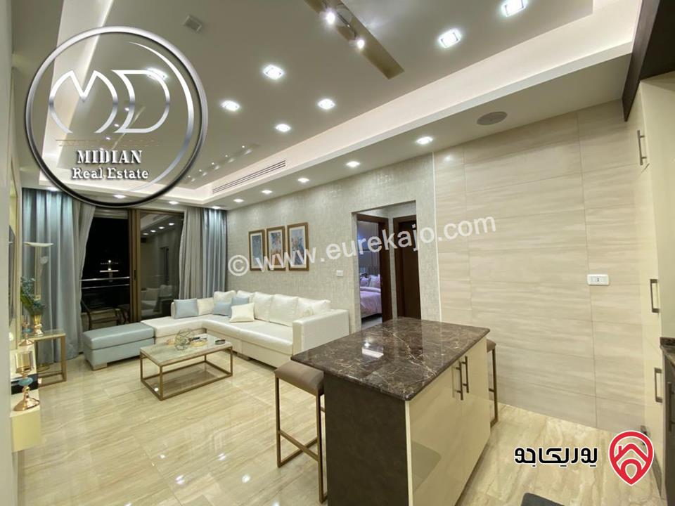 شقق مفروشة للايجار في عمان - ام السماق مساحات 100م تشطيبات و ديكورات فاخرة فرش فندقي اطلالة جميلة بأسعار مميزة