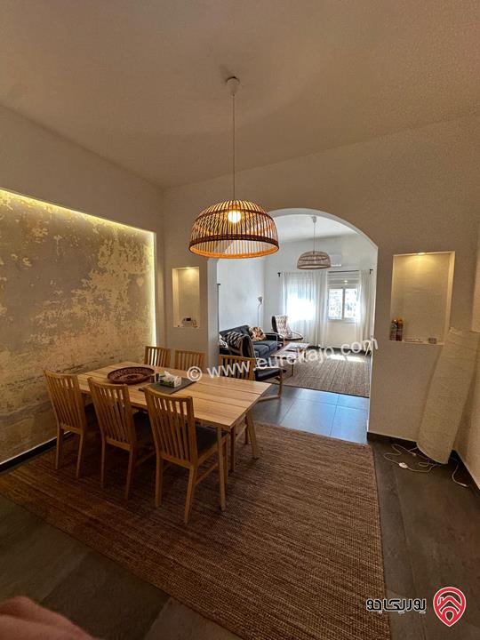 شقة مفروشة طابق أرضي مساحة 117م للايجار في عمان - اللويبدة