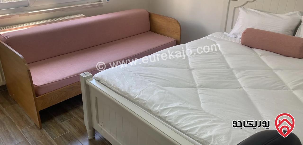 شقة مفروشة طابق أول مساحة 185م للايجار في عمان - خلدا 