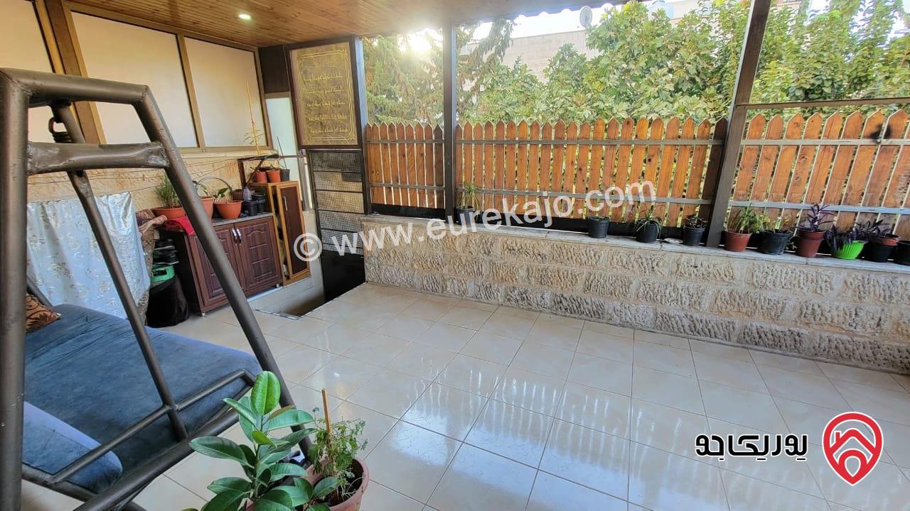 شقة أرضية مساحة 140م داخلي و 32م ترس للبيع في عمان - طبربور 