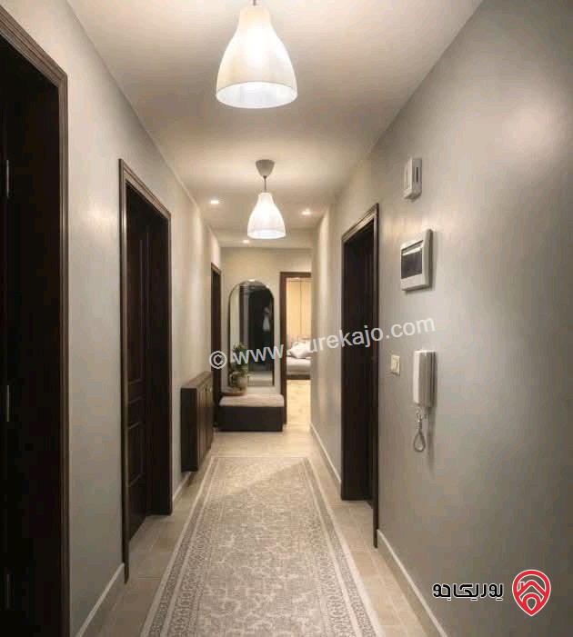 شقة مفروشة شبه ارضي مساحة 165م مع ترس 50م للايجار في عمان - ضاحية النخيل