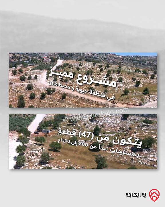 مشروع خاص للبيع في عمان - منطقة بدر الجديدة مكون من 47 قطعة أرض تبدأ المساحات من 500 متر مربع الى 1289 متر مربع