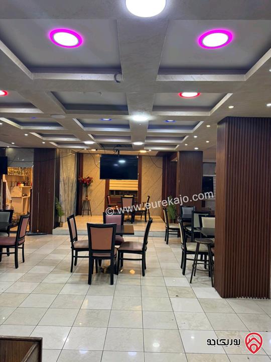 مقهى مساحة 250م طابق ثاني للبيع في عمان - الجبيهة شارع الجامعة الاردنية