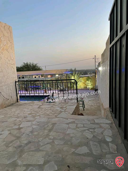 شاليه فاخر على مساحة أرض 500م للبيع في الشونة الجنوبية الجواسرة