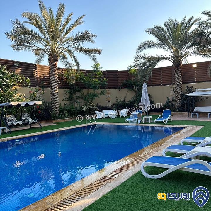 جولة ثلاثية الابعاد - شاليه - مزرعة BENZ VILLA DEAD SEA مساحة الأرض 720م والبناء 250م للبيع في البحر الميت