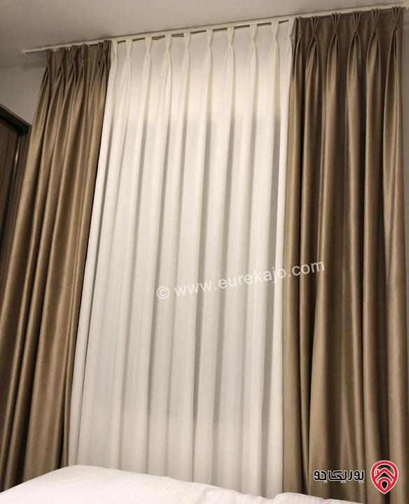 شقة فاخرة مساحة 105م طابق أول للايجار مفروشة في عمان - عبدون