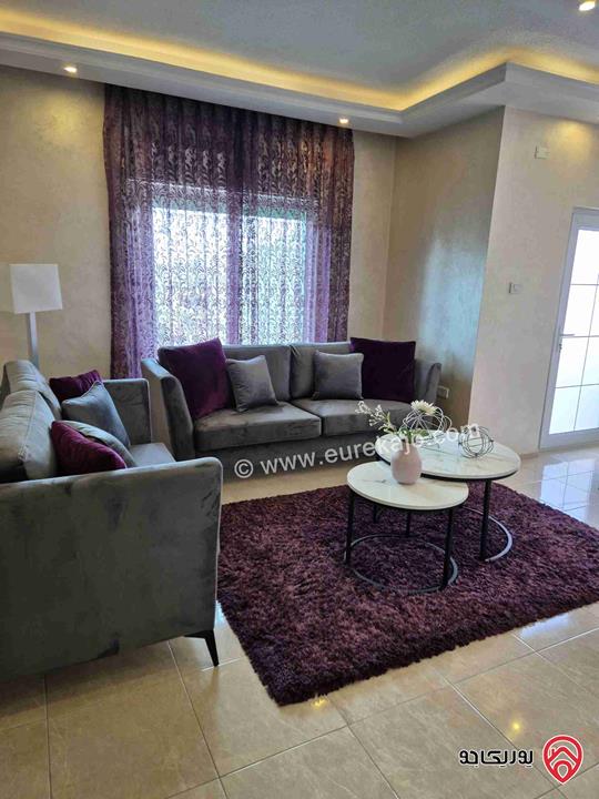 شقة سوبر ديلوكس 120م طابق ثاني مفروشة للايجار السنوي في عمان - الجندويل super deluxe furnished apartment for annual rent