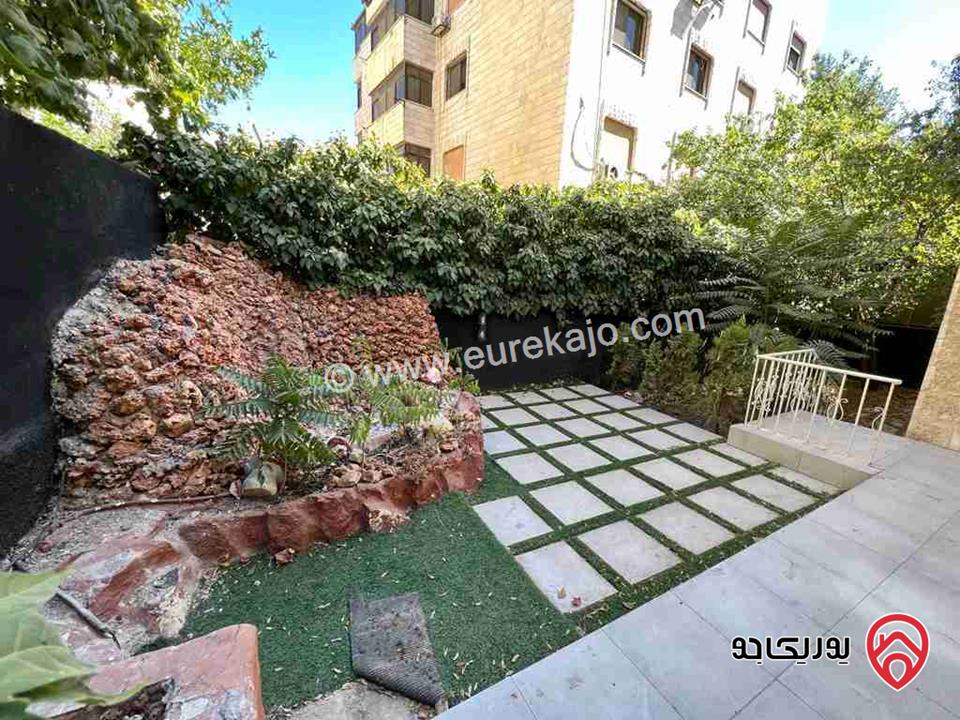 شقة مميزة أرضية مساحة 130م داخلي و 60م خارجي للبيع في عمان - الصويفية  