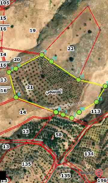 ارض زراعية 27 دونم للبيع في السلط - الصبيحي