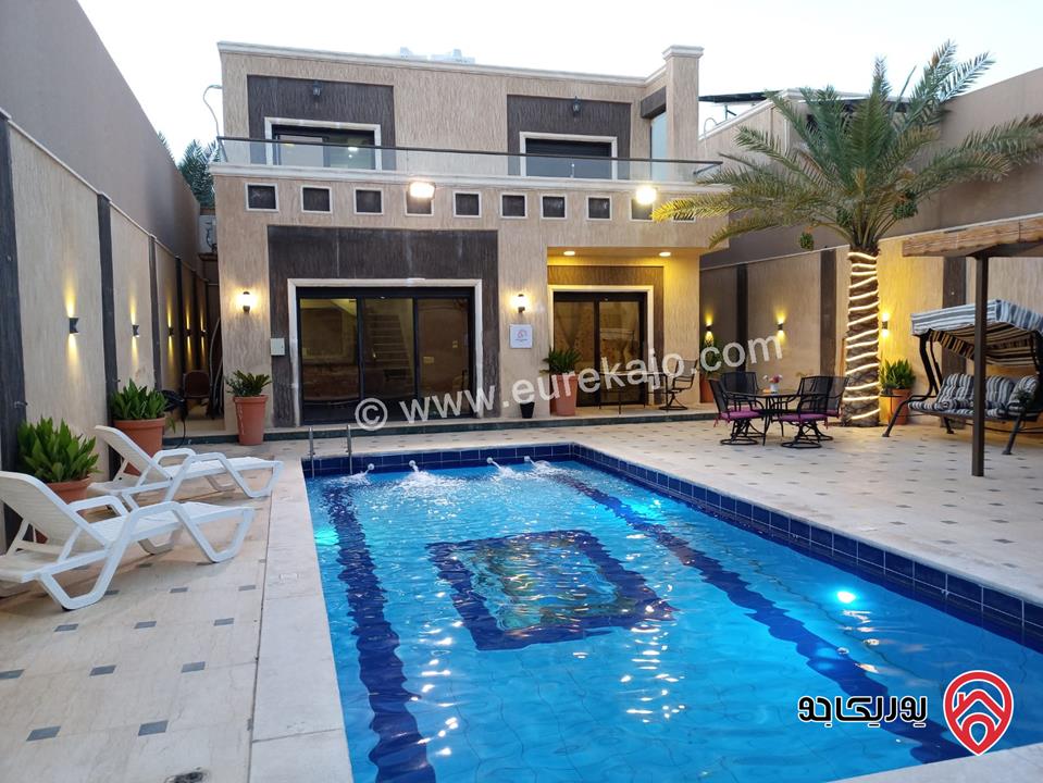 مزرعة - شاليه Villa Al Nada للايجار اليومي في البحر الميت 