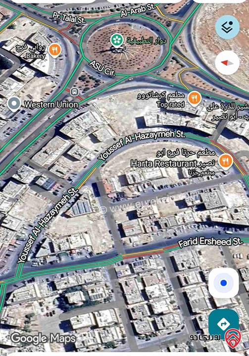 ارض تجارية مساحة 431م للبيع في عمان - ابو نصير 