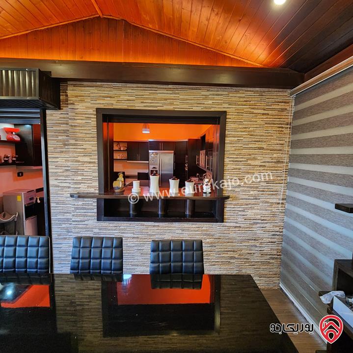 شقة فاخرة مفروشة طابق تسوية مساحة 260م للبيع في عمان - خلدا