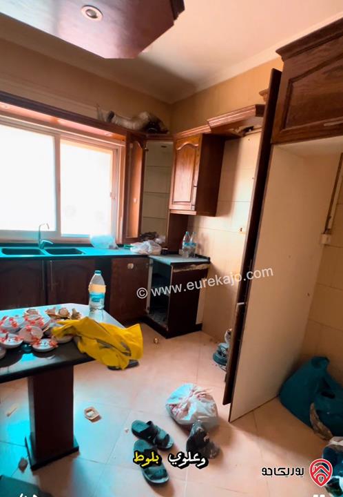 شقة فارغة طابق ارضي مساحة 130م داخلي و 70م خارجي للايجار في عمان - ضاحية الياسمين 