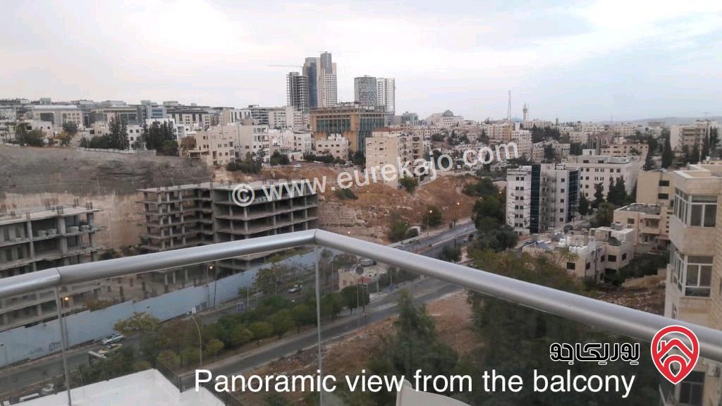 شقة مفروشة للإيجار بالقرب من فندق Amman west مساحة 100م