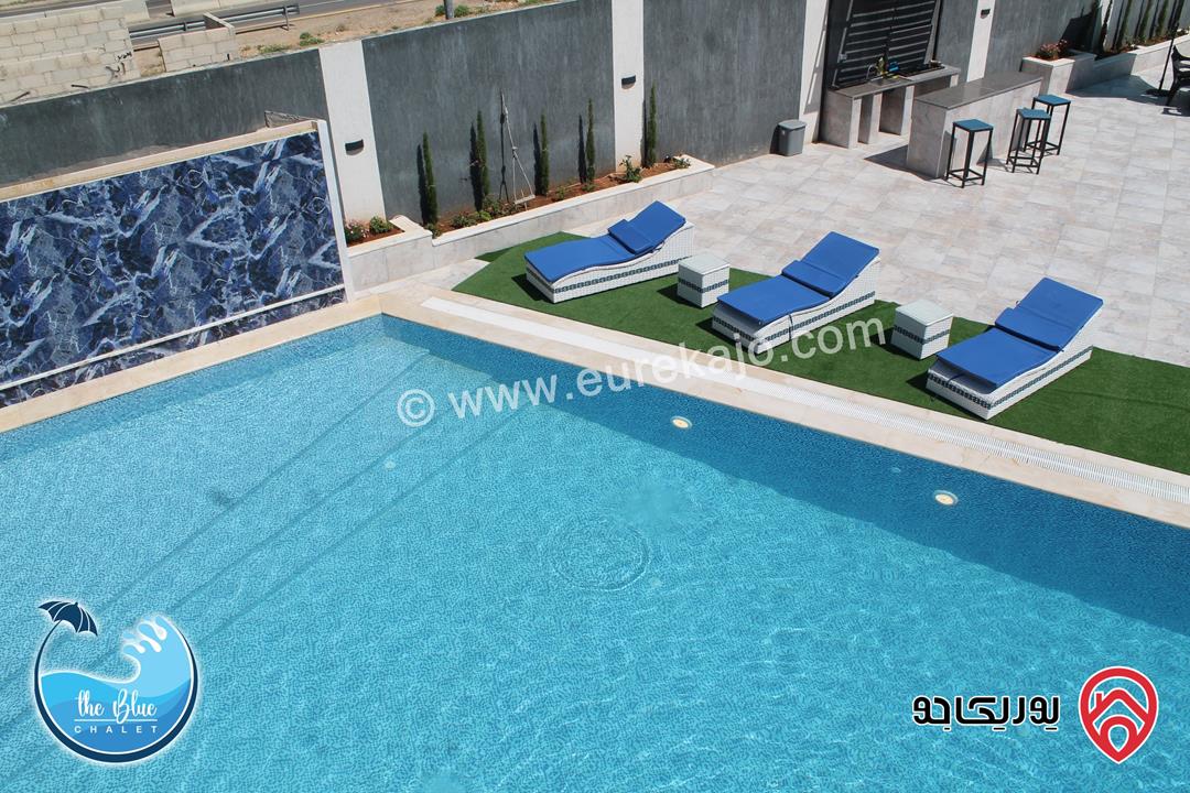 شاليه - مزرعة The Blue Chalet للايجار اليومي في البحر الميت 