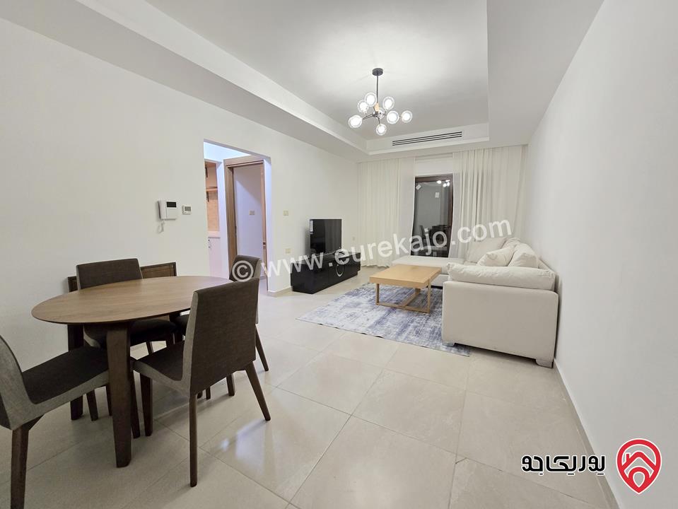 شقة مفروشة جديدة طابق ثاني مساحة 90م للايجار في عمان - أم أذينة