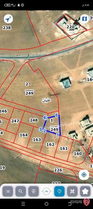 ارض مساحة 750م للبيع من اراضي جنوب عمان - ام الرصاص