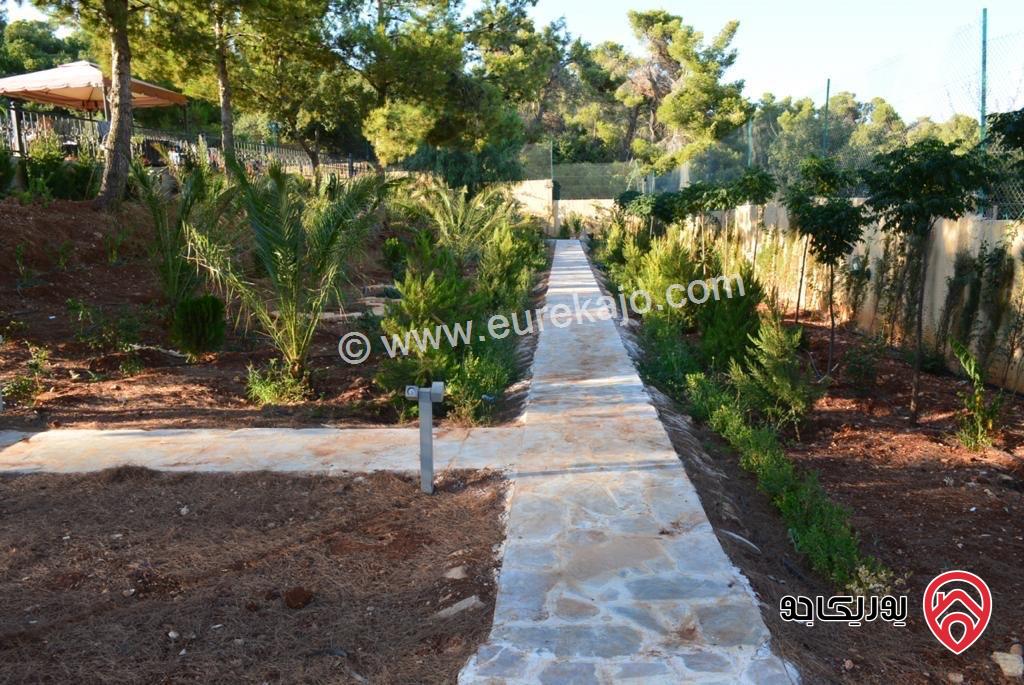 مزرعة جميلة مميزة مساحة 3 دونم و 549م مع بيت طابقين 200م للبيع في أراضي جرش - دبين 