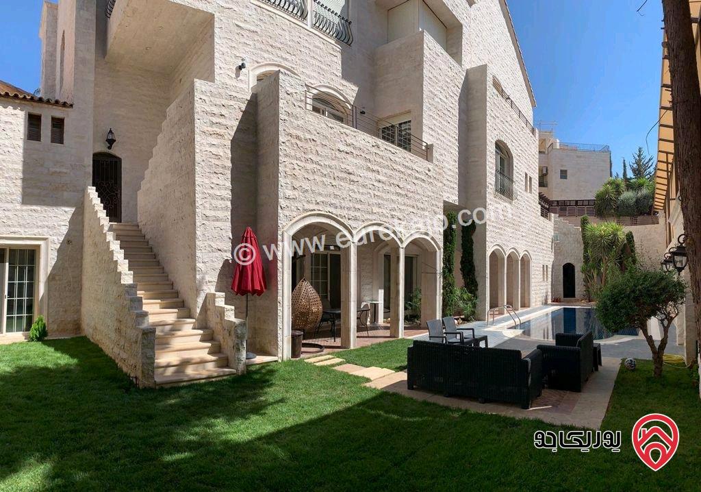 فيلا مميزة مكونة من 4 طوابق على أرض 1053م للبيع في عمان - عبدون 