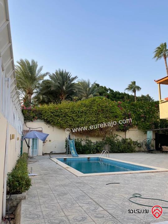 شاليه مساحة الأرض 576م ومساحة البناء 227م للبيع في البحر الميت - الشونة الجنوبية