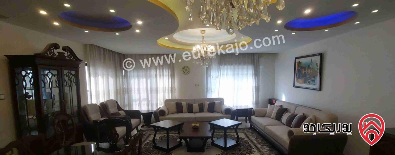 شقة فاخرة مفروشة مساحة 203م للايجار في عمان - عبدون مقابل السفارة