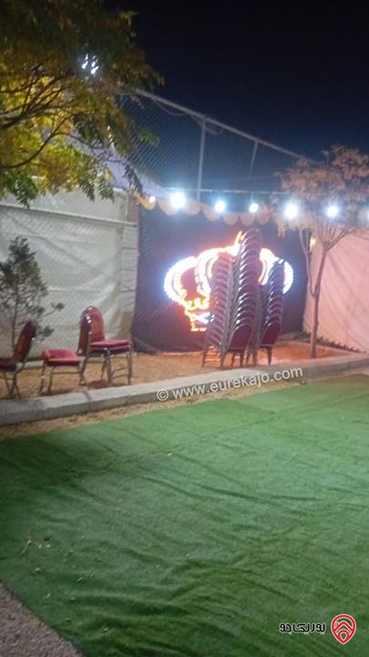 مزرعة وشاليه للايجار اليومي في الرصيفة مقابل القرية العالمية للحيوان