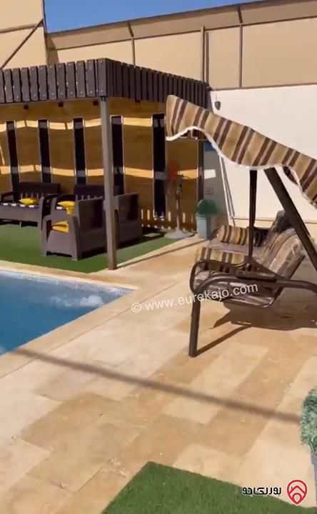 شاليه للايجار اليومي في طريق البحر الميت - جوفة الكفرين